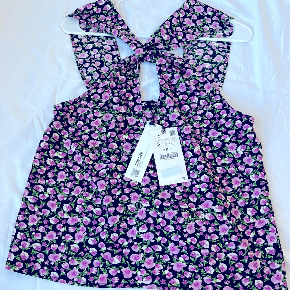 Zara Floral Top
